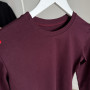 *Dopasowany longsleeve  „Wiśniowy”