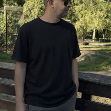 *T-shirt męska  Oversize „Czarny”
