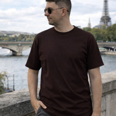 *T-shirt męska  Oversize „Czekoladowy”