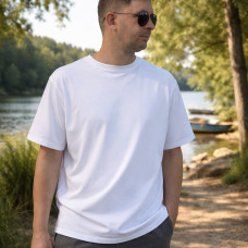 *T-shirt męska  Oversize „Biały”