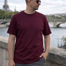 *T-shirt męska  Oversize „Wiśniowy”