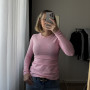 *Dopasowany longsleeve  „Różowy”
