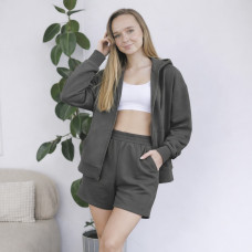 *Komplet dresowy bluza + szorty „Grafit”