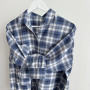 *Koszula flanelowa damska   “Denim ice”