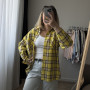 *Koszula flanelowa damska   “Lime Latte”