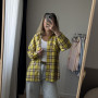*Koszula flanelowa damska   “Lime Latte”