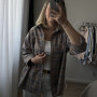 *Koszula flanelowa damska   “Arctic Denim”