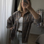 *Koszula flanelowa damska   “Arctic Denim”