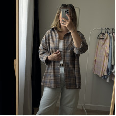 *Koszula flanelowa damska   “Arctic Denim”