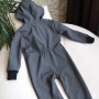 Kombinezon dziecięcy softshell „Szary melanż”