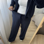 Welurowy komplet  „Modena”  Midnight Navy