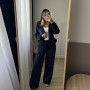 Welurowy komplet  „Modena”  Midnight Navy