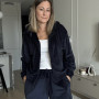 Welurowy komplet  „Modena”  Midnight Navy