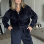 Welurowy komplet  „Modena”  Midnight Navy