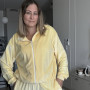 Welurowy komplet  „Modena”  Vanilla Cream