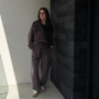 Welurowy komplet  „Modena”  Chocolate