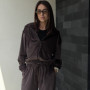 Welurowy komplet  „Modena”  Chocolate