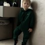 Romper z kapturem “Zielony”