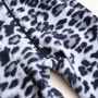 Polarowy romper “Szary lampart”
