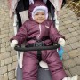 Zimowy kombinezon “SWEET HEART” wiśnia