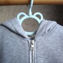 Hoodie Oversize na zamku “Szary melanż”