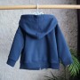 Hoodie Oversize na zamku “Granatowy”