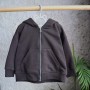 Hoodie Oversize na zamku “Czekoladowy”