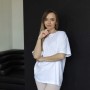 *Koszulka Oversize „Śnieżnobiała”