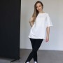 *Koszulka Oversize „Śnieżnobiała”