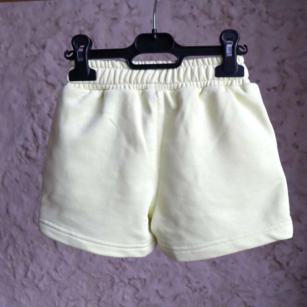 Szorty krótkie Oversize z dresówki “Żółty”