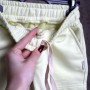 Szorty krótkie Oversize z dresówki “Żółty”