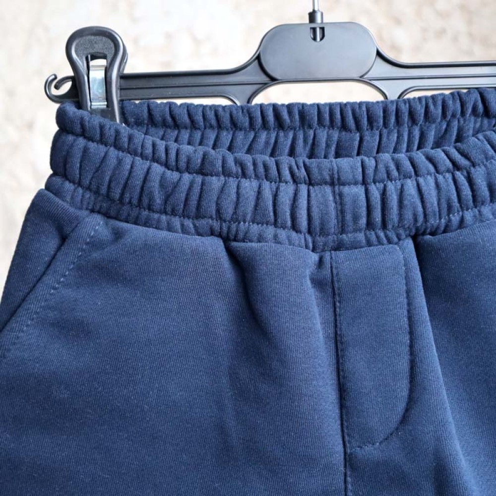 Szorty krótkie Oversize z dresówki “Granatowe”