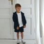 Szorty krótkie Oversize z dresówki “Granatowe”