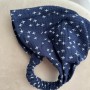 Chustka-bandana muślinowa, gwiazdki jeans (Plamka PL)