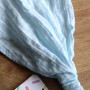Chustka-bandana muślinowa, Błękitna w paski (Plamka PL)