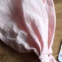 Chustka-bandana muślinowa, Jasnoróżowa (Plamka PL)