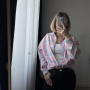 *Koszula flanelowa damska   “Pink sky”