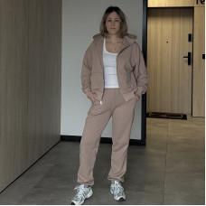 *Spodnie joggery   “Latte Nude”