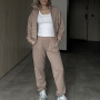 *Spodnie joggery   “Latte Nude”