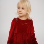 Welurowa elegancka sukienka „Czerwona”