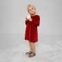 Welurowa elegancka sukienka „Czerwona”